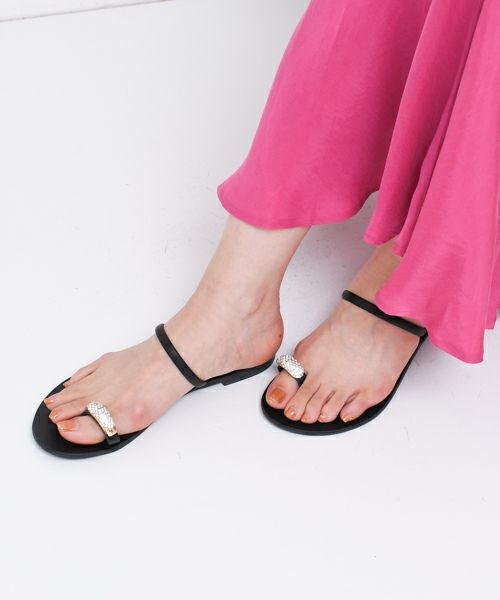 NICOLAS LAINAS｜レザーフラットサンダル [[243-T]][F] | ma28 ONLINE
