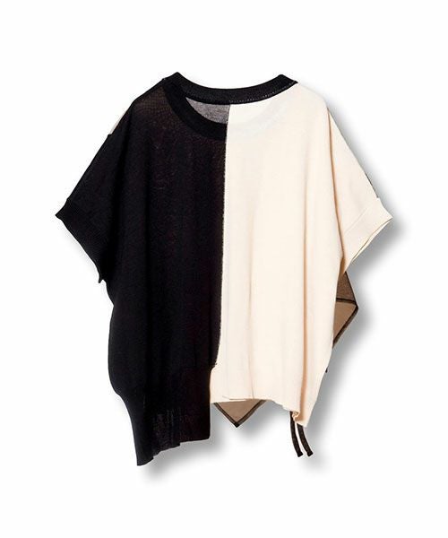 OSMOSIS｜ドロストチュールニットプルオーバー