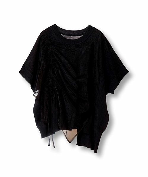 OSMOSIS｜ドロストチュールニットプルオーバー