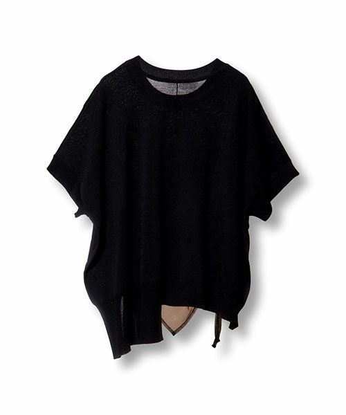 OSMOSIS｜ドロストチュールニットプルオーバー