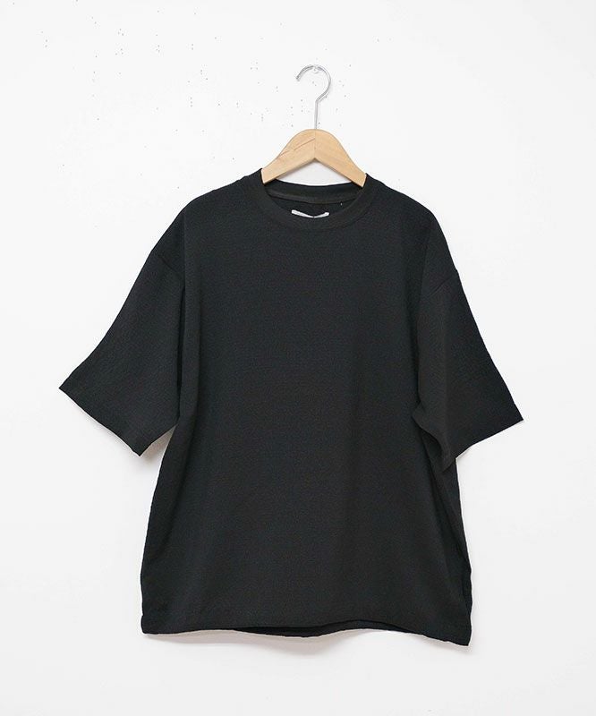 day standard｜シアサッカー無地　ドローコード付き半袖TEE [[241916]][D]