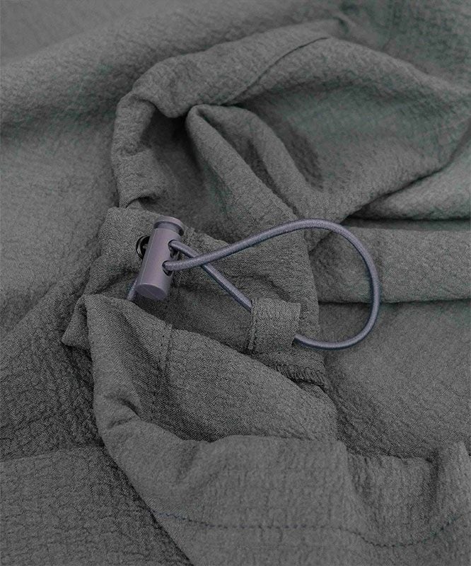 day standard｜シアサッカー無地　ドローコード付き半袖TEE [[241916]][D]