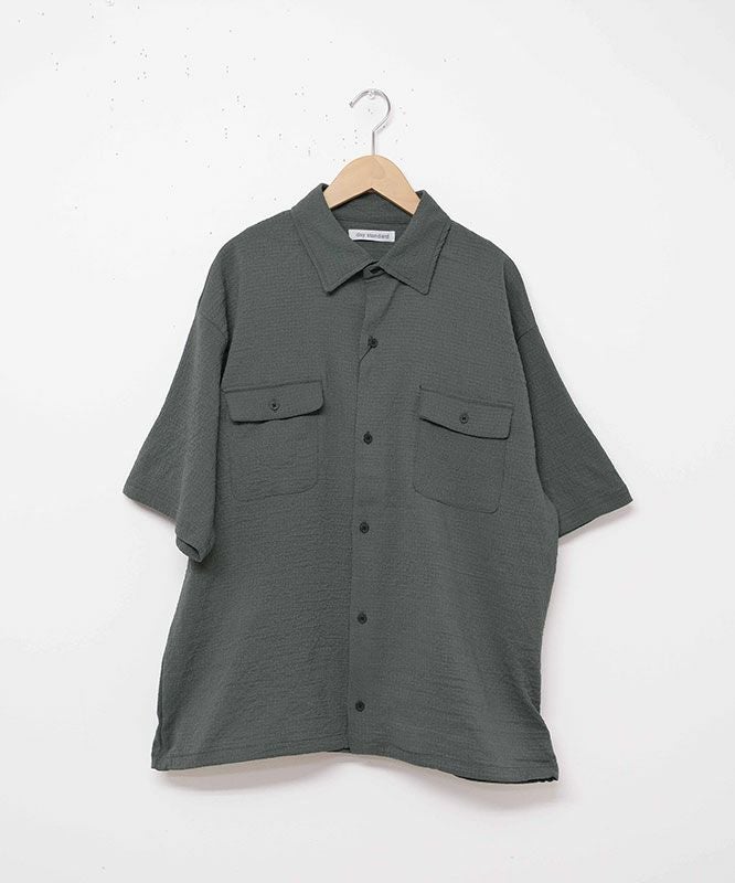 day standard｜シアサッカードローコード付き半袖シャツ [[241928]][D]