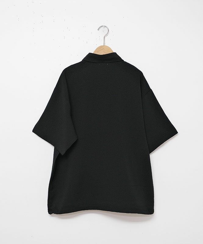 day standard｜シアサッカードローコード付き半袖シャツ [[241928]][D]