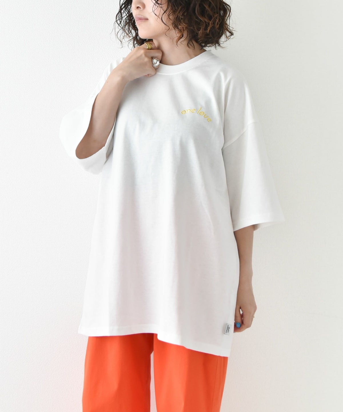 ジムマスター｜7.4oz one love 刺繍ビッグTee [[G521797]][D]