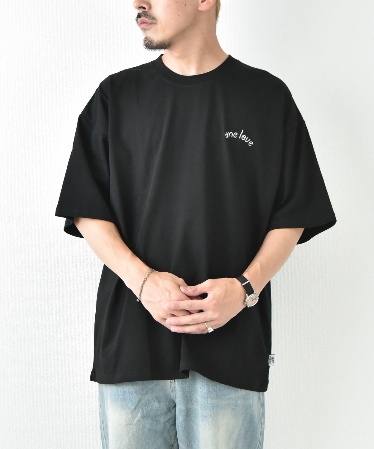 ジムマスター｜7.4oz one love 刺繍ビッグTee [[G521797]][D]