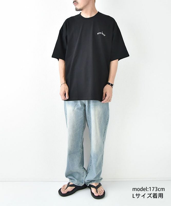 ジムマスター｜7.4oz one love 刺繍ビッグTee [[G521797]][D]