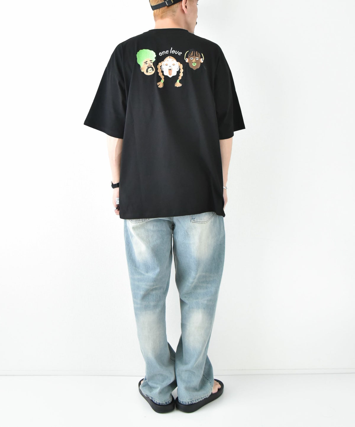 ジムマスター｜7.4oz one love 刺繍ビッグTee [[G521797]][D]