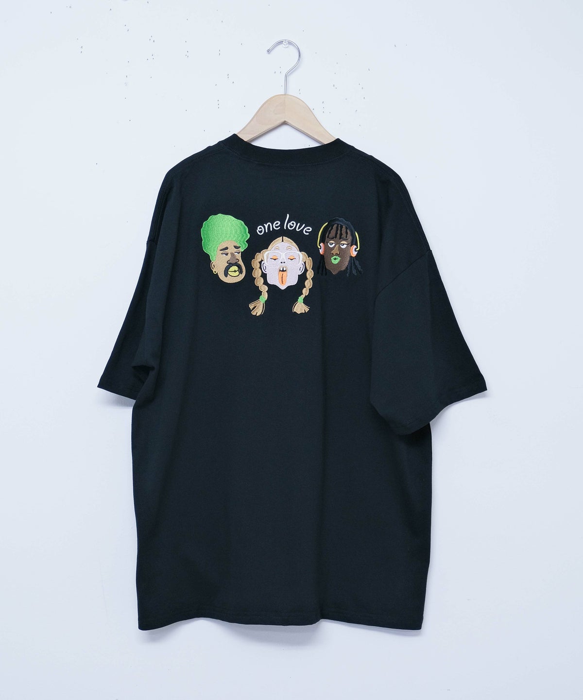 ジムマスター｜7.4oz one love 刺繍ビッグTee [[G521797]][D]