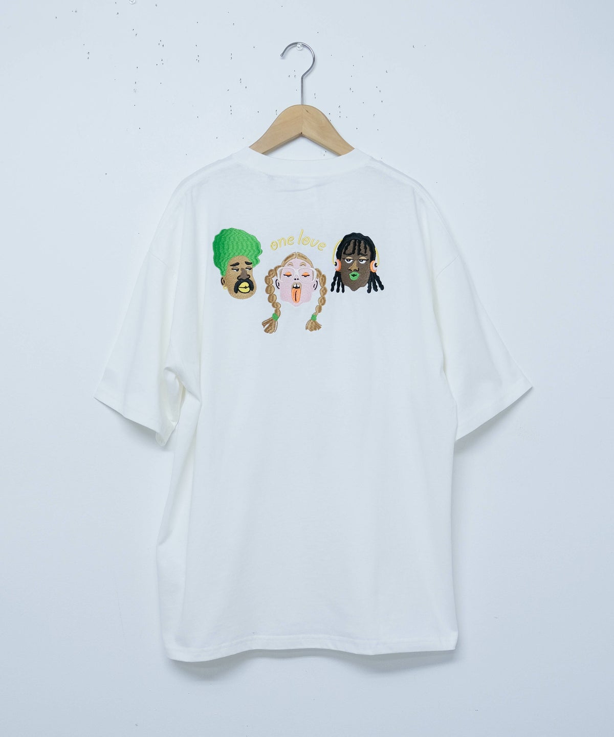 ジムマスター｜7.4oz one love 刺繍ビッグTee [[G521797]][D]