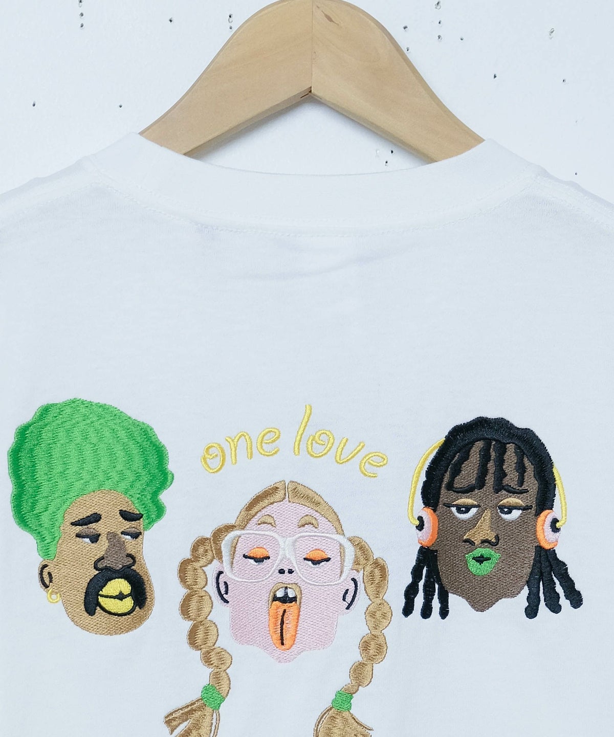 ジムマスター｜7.4oz one love 刺繍ビッグTee [[G521797]][D]