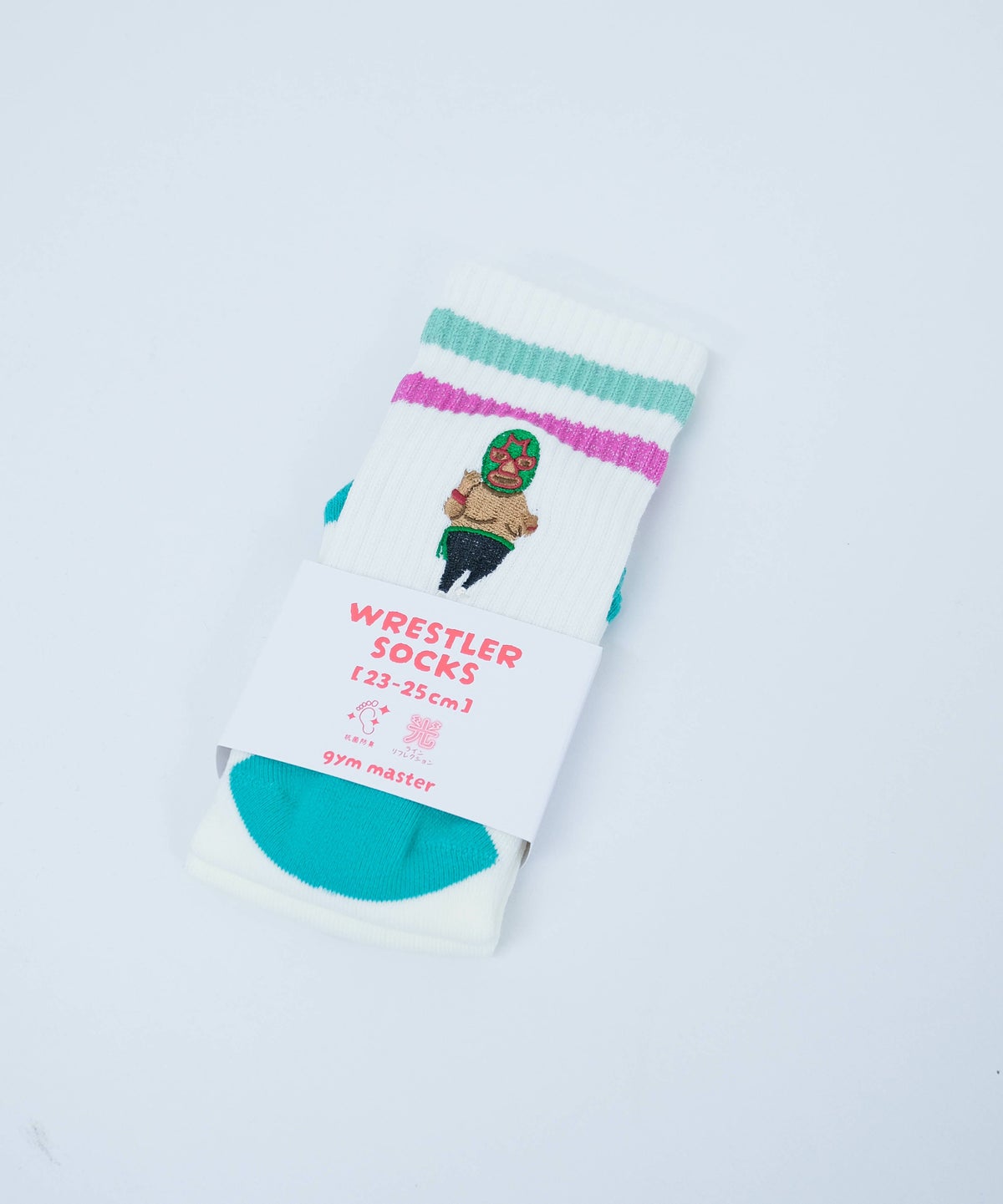 ジムマスター｜覆面レスラーリフレクションライン刺繍ソックス [[G566787]][D]