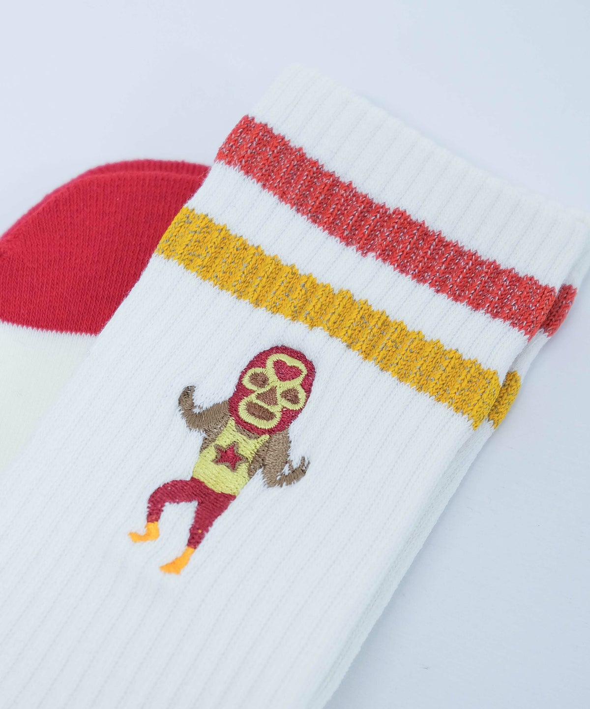 ジムマスター｜覆面レスラーリフレクションライン刺繍ソックス [[G566787]][D]