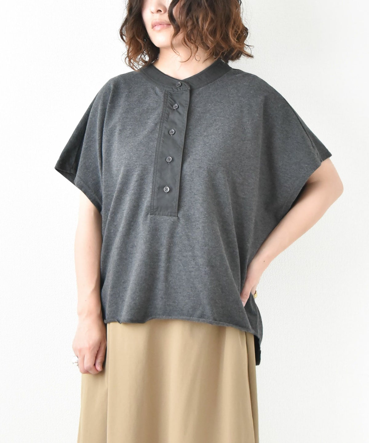 day standard｜フレンチヘンリーTee [[852331]][D]