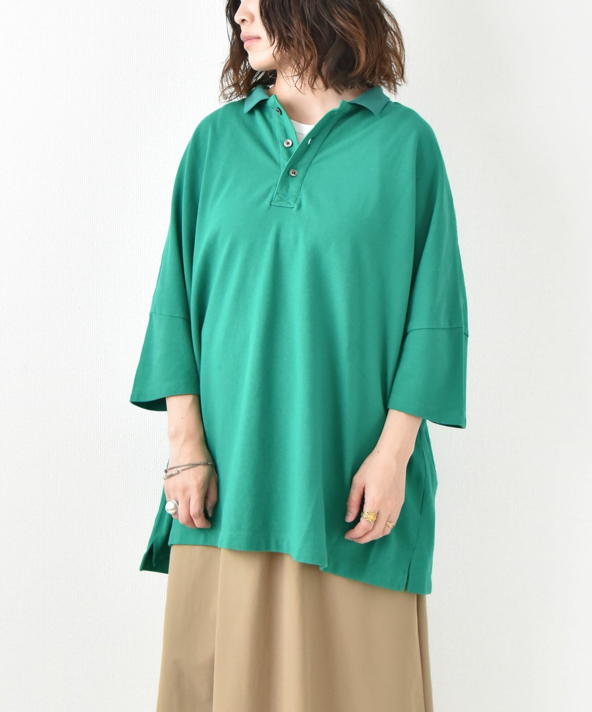 day standard｜ワイドポロシャツ(UNISEX) [[d-c-004]][D]