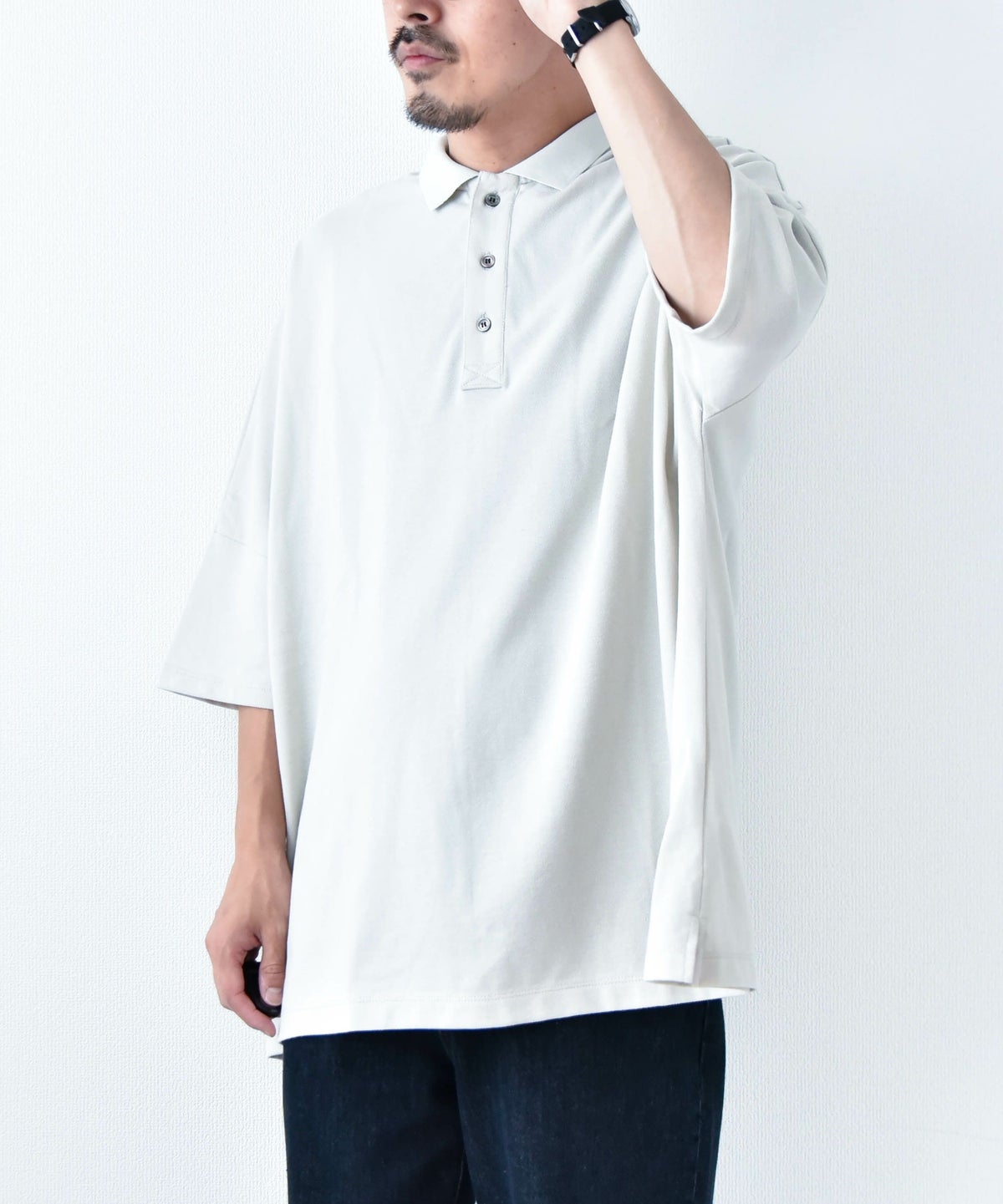 day standard｜ワイドポロシャツ(UNISEX) [[d-c-004]][D]