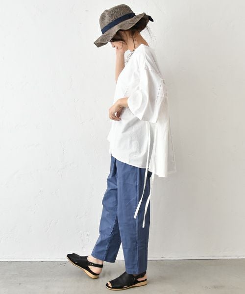 hagumu｜ストレッチツイルテーパードパンツ [[63062181]][C]