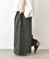 hagumu｜ストレッチツイルワイドタックパンツ [[83062181]][C]