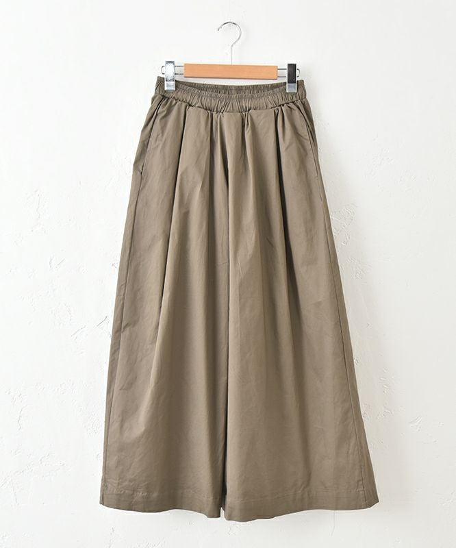 hagumu｜ストレッチツイルワイドタックパンツ [[83062181]][C]