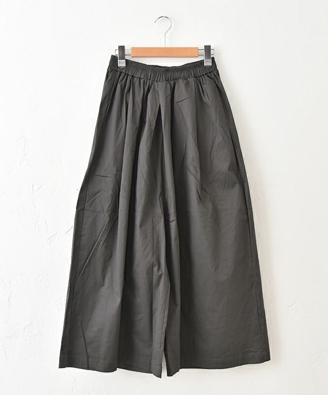 hagumu｜ストレッチツイルワイドタックパンツ [[83062181]][C]