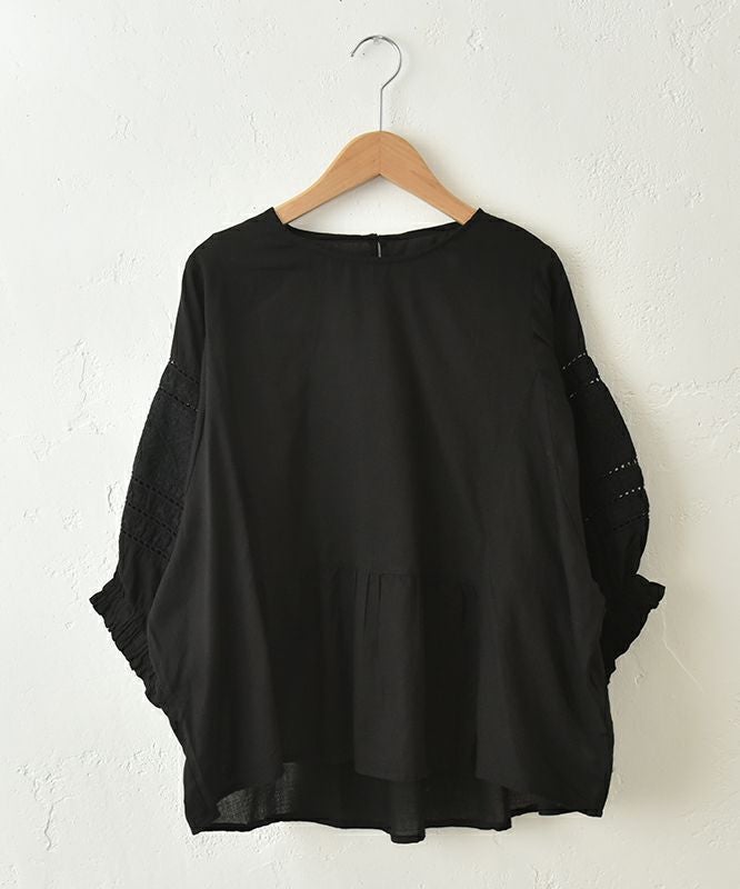 HUMS｜袖レース切替プルオーバー [[RNK-2564]][C]