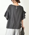 HUMS｜リネン混袖ティアードプルオーバー [[RNK-2565]][C]