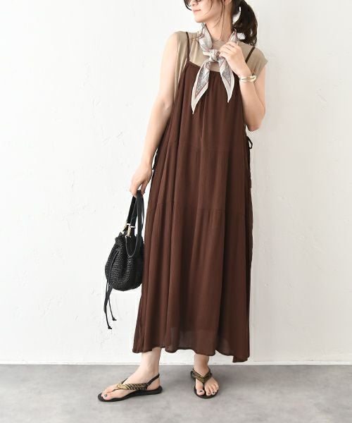 HUMS｜レーヨンキャミワンピース [[RNK-2566]][C]