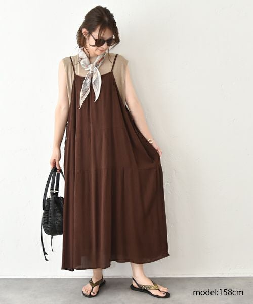 HUMS｜レーヨンキャミワンピース [[RNK-2566]][C]