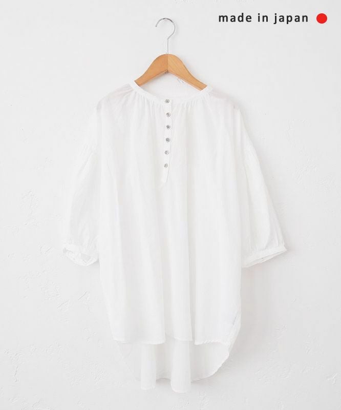 SETTEN｜ヘムラウンドギャザーブラウス [[SET-4010]][C]