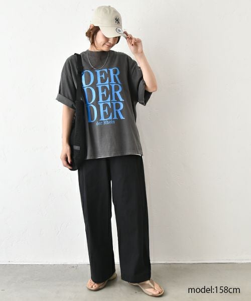 her.｜ロゴプリントTee [[MTAH501-0507]][C]