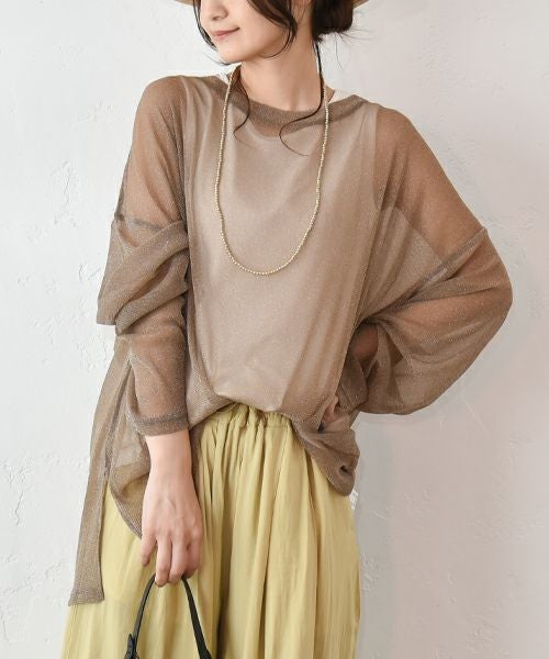 HUMS｜ラメシアープルオーバー [[RNK-2568]][C]