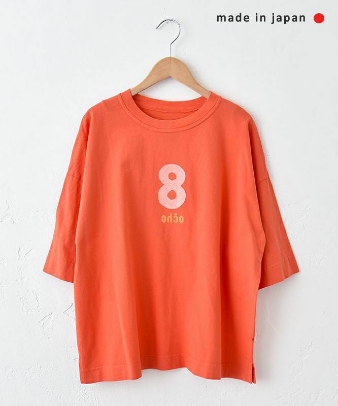 her.｜ライト天竺 五分袖8プリントTee [[7253C-927]][C]