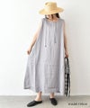 08Mab｜リネンノースリーブワンピース [[CF-525HF1184op]][C]