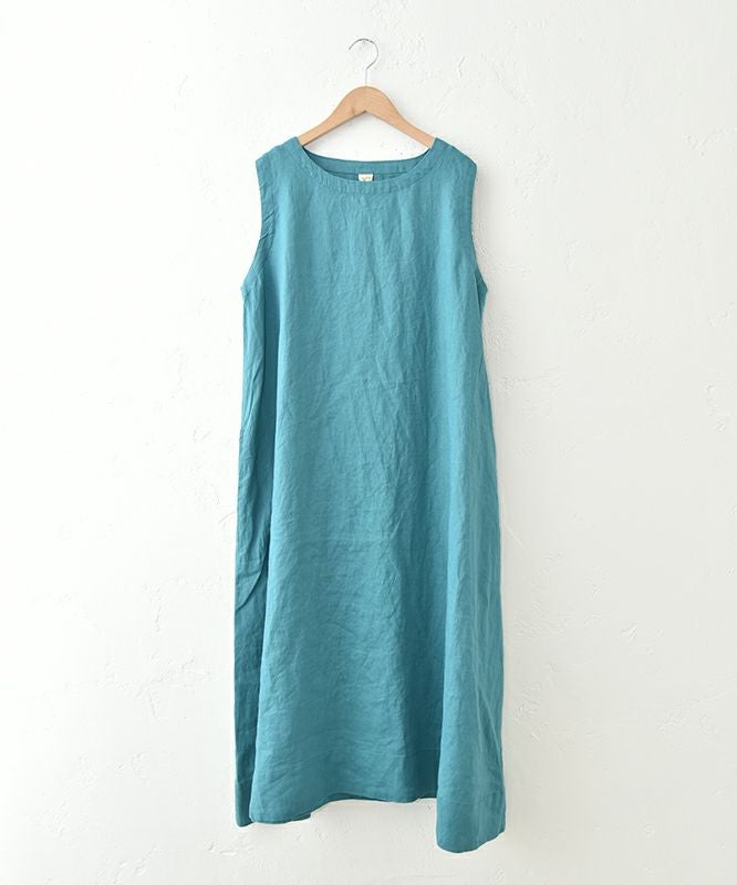 08Mab｜リネンノースリーブワンピース [[CF-525HF1184op]][C]