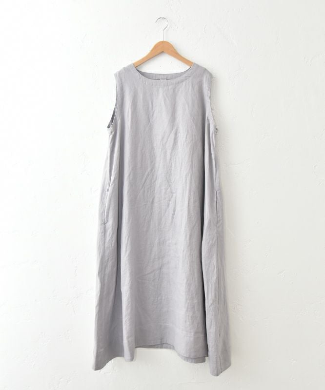 08Mab｜リネンノースリーブワンピース [[CF-525HF1184op]][C]