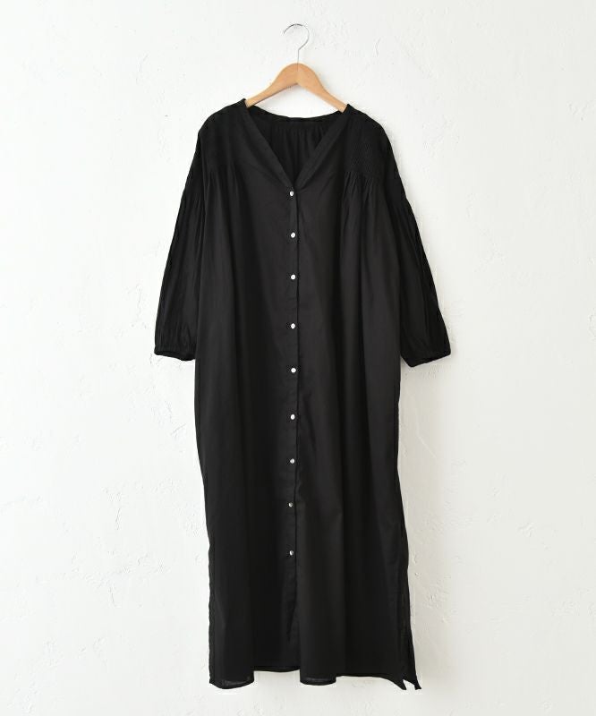 HUMS｜タックギャザーシャツワンピース [[WOA2583]][C]