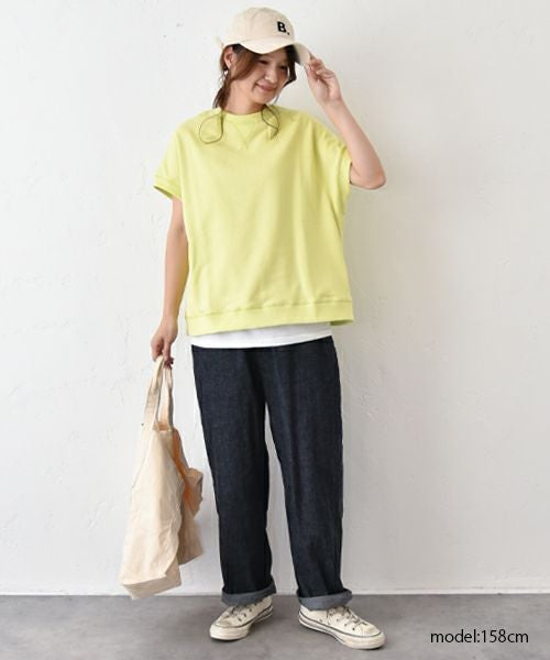 her.｜デニムゆるテーパードパンツ [[CE3PT240501C]][C]