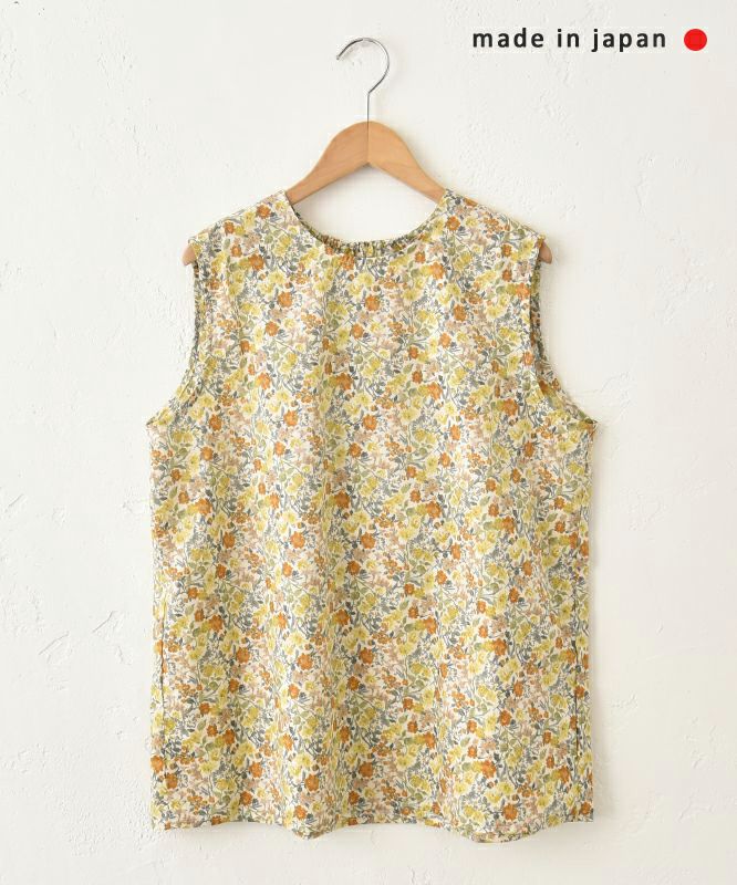 No18｜フラワーバックギャザーノースリーブプルオーバー [[60523]][C]