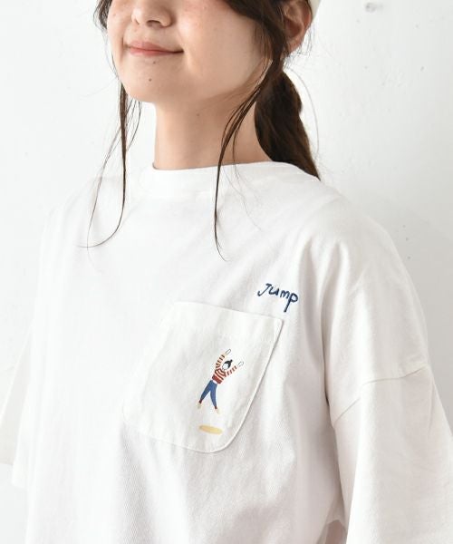 Gives a sense of fullment｜Jump 刺繍Tee [[852329]][C]