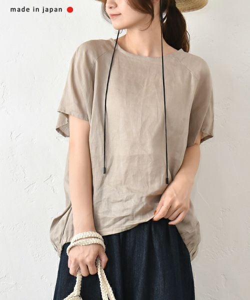 SETTEN｜バックヘムゴムギャザープルオーバー [[SET-4018]][C]