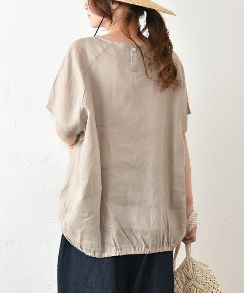 SETTEN｜バックヘムゴムギャザープルオーバー [[SET-4018]][C]