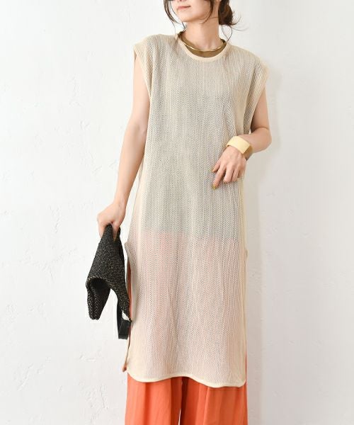 HUMS｜メッシュニットチュニック [[300252]][C]