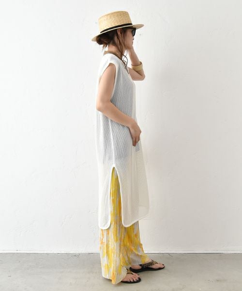 HUMS｜メッシュニットチュニック [[300252]][C]