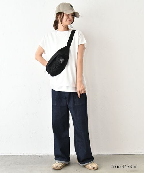 Our.｜フレンチ袖リブ付きカットソー [[C-9036]][C]