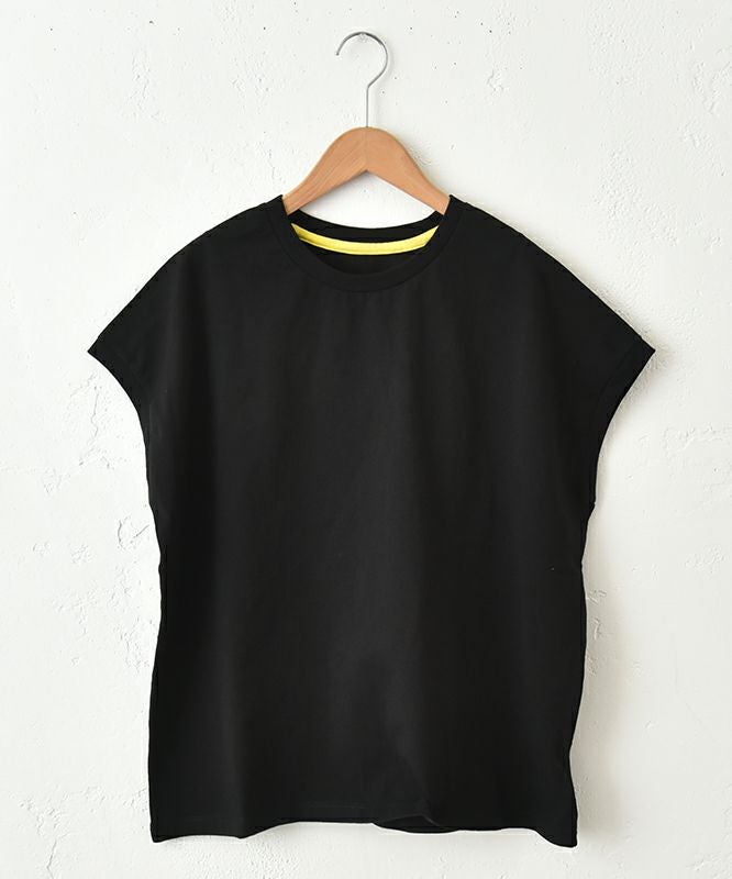 Our.｜フレンチ袖リブ付きカットソー [[C-9036]][C]