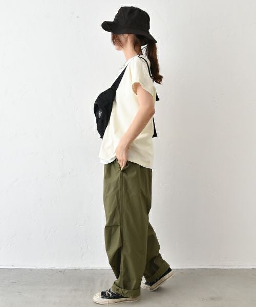 Our.｜フレンチ袖リブ付きカットソー [[C-9036]][C]