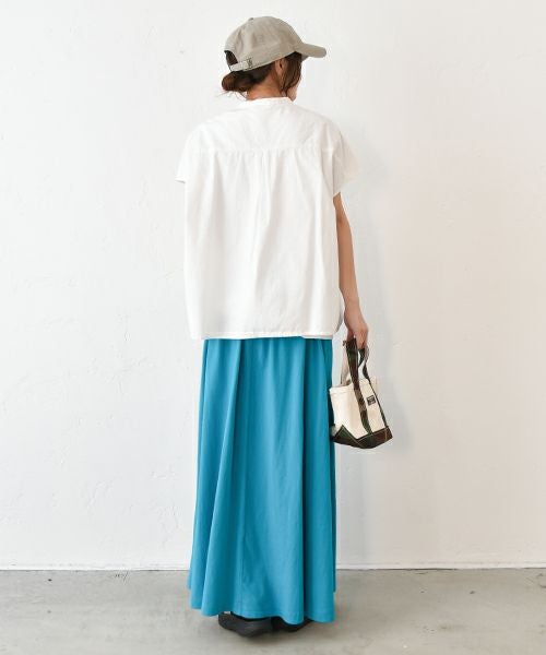 Our.｜カット素材ギャザースカート [[C-9037]][C]