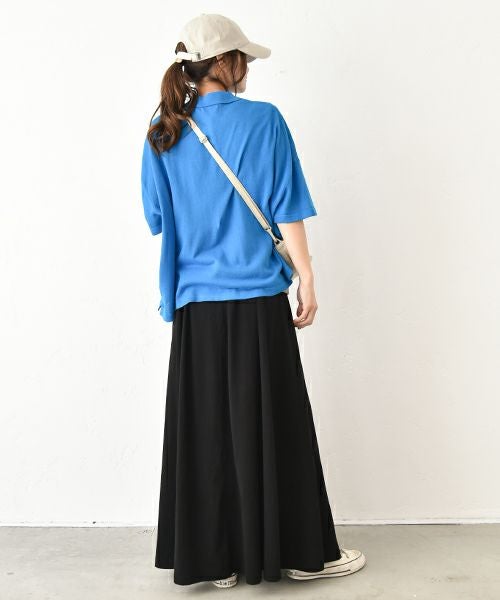 Our.｜カット素材ギャザースカート [[C-9037]][C]