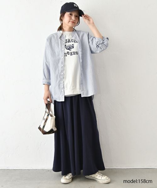 Our.｜カット素材ギャザースカート [[C-9037]][C]