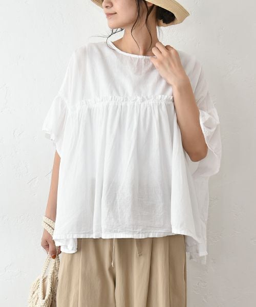 SUN VALLEY｜ボイルギャザープルオーバー [[SK5002257]][C]